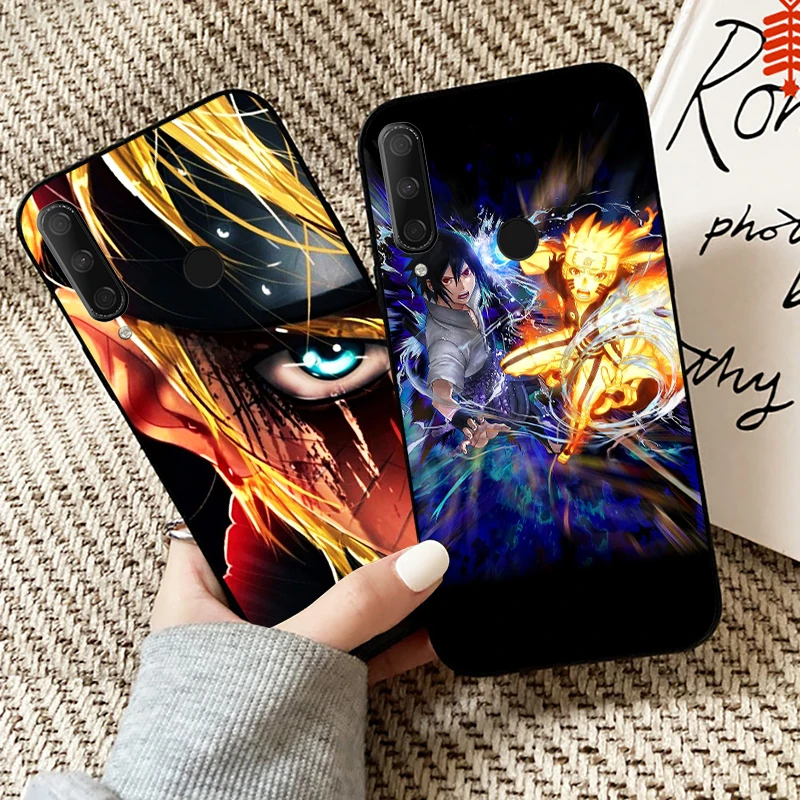 

Anime Naruto Uchiha Sasuke For Huawei Honor 9X 8X Pro For Honor 10X Lite Phone Case Silicone Cover Funda Black TPU Soft Carcasa