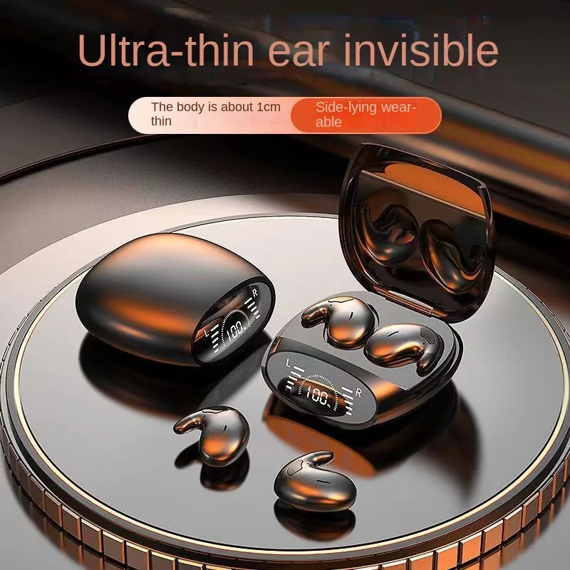 

2022 new slim on-ear bluetooth headset mini sleep noise cancellation exercise student party wireless earbuds air pods