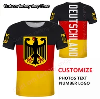 germany deutschland german flag crest eagle t shirt mens crew collar t shirt fashion female t shirt custom t shirt white jersey
