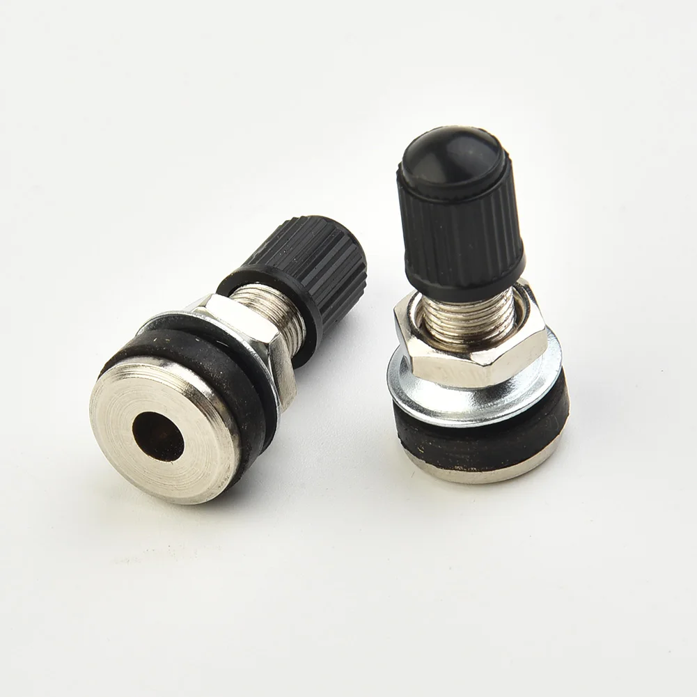 

2PCS Tyre Valve 32mm Motorcycle Scooter Bike Quad Tubeless Mountain Tyre Valve Dustcap General Wheels Accessories