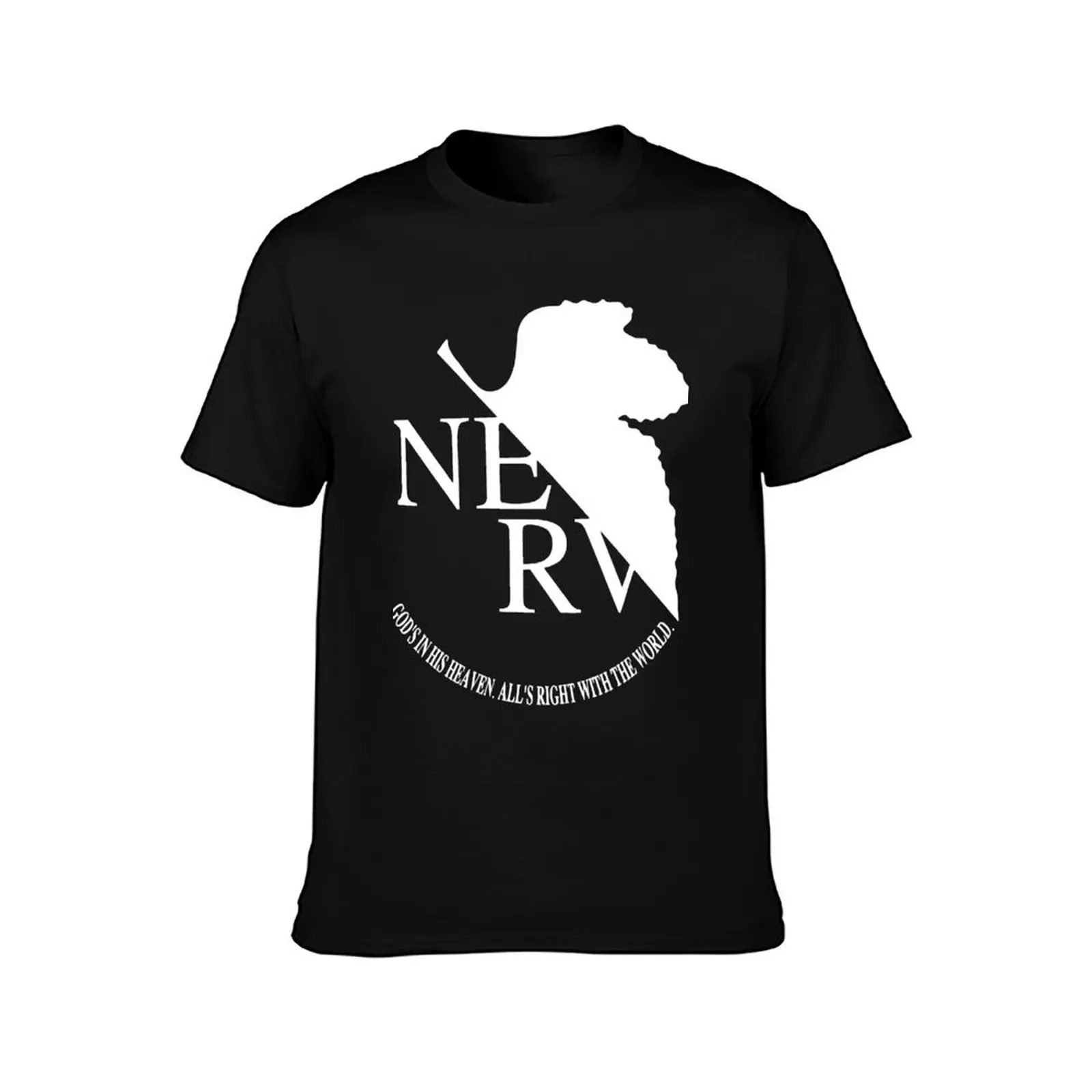 Футболка с логотипом Nerv для фанатов футболки большого размера одежда в стиле