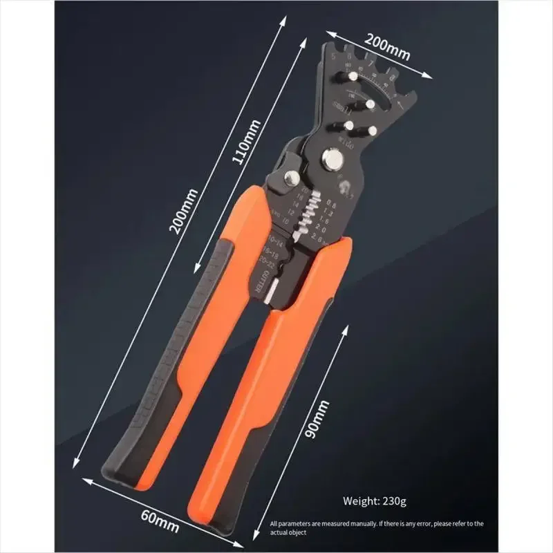 Многофункциональные клещи для зачистки проводов измерительные обжимные 5 в 1
