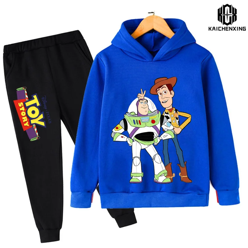 

2023 Kids Hoodie Buzz lightyear Design Children's Clothes Autumn 3D Baby Sweater Printed Toy Story Girls Pullover Boys Suit