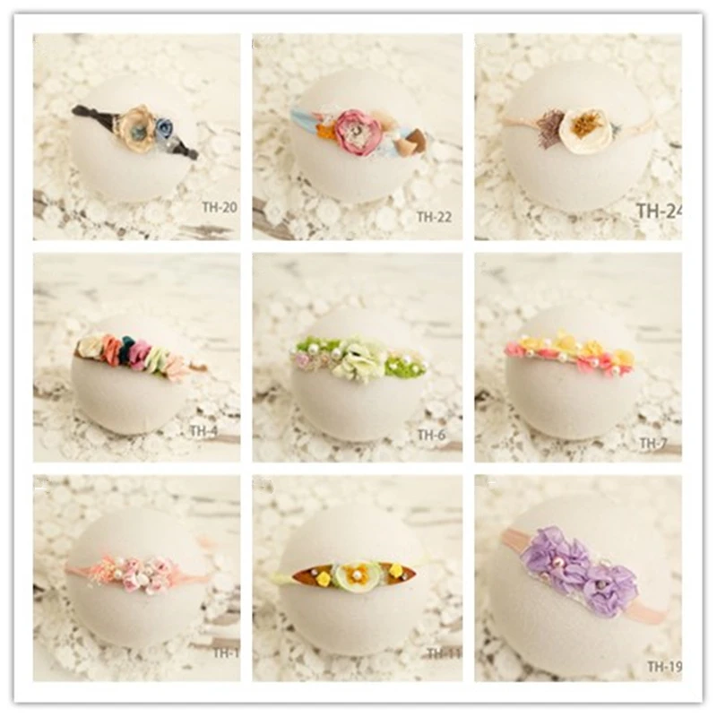 Dvotinst новорожденных Подставки для фотографий с цветочным рисунком держатели