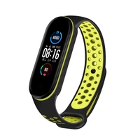correa for mi band 6 5 watch silicone solo loop wrist two color strap stylish xiaomiband 5 6 belt bracelet