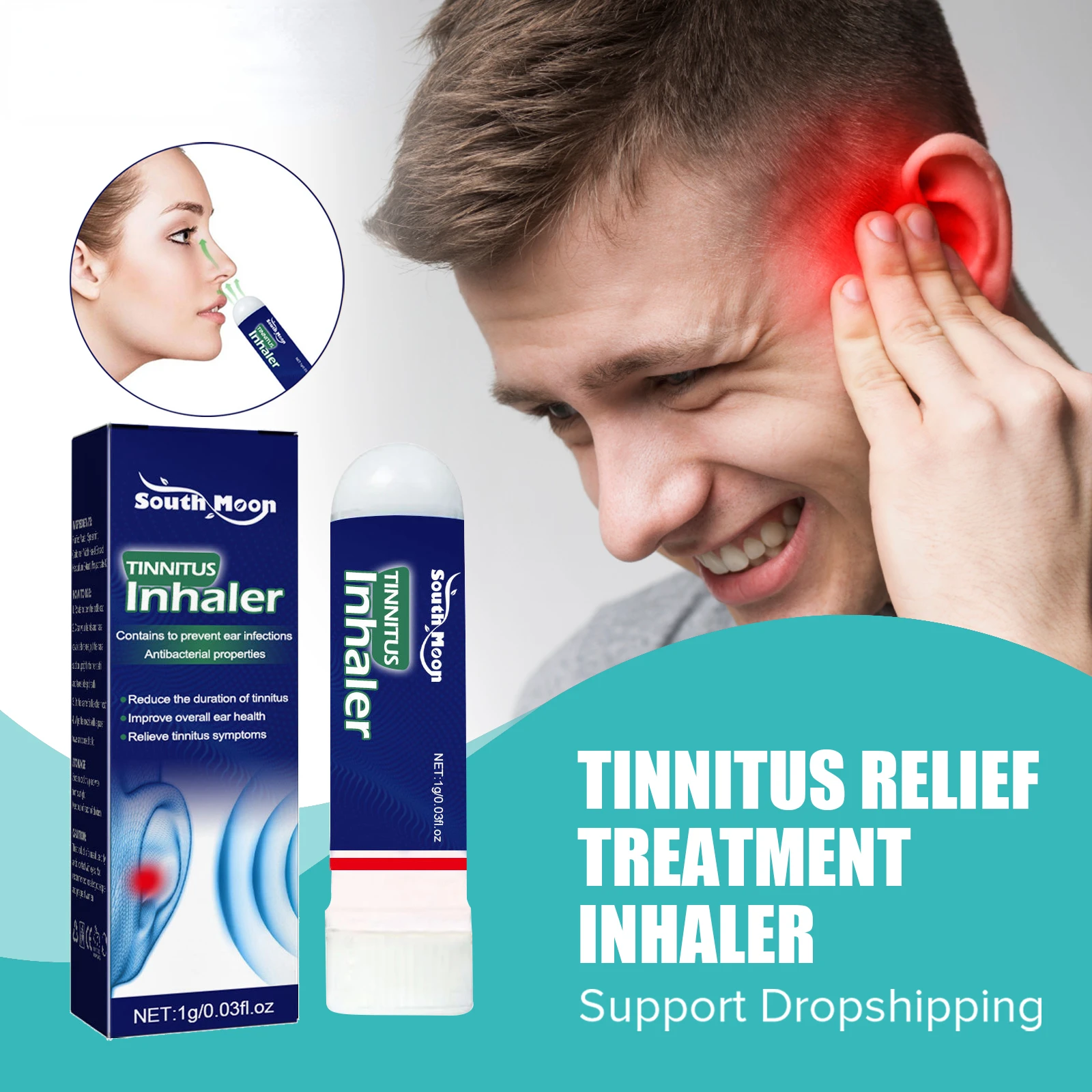 

Облегчение звона в ушах Южной Луны облегчение ингалятор облегчение глухоты звон в ушах зуд в ушах боль в ушах жесткое лечение слуха уход за здоровьем