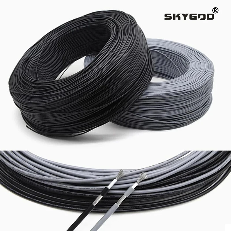 Фото Кабель сигнальный экранированный 1-50м, 1185, 28 26 24 22 20 18 16 14 12 10AWG, одножильный, аудио, с медным экранированием, для электроники №1