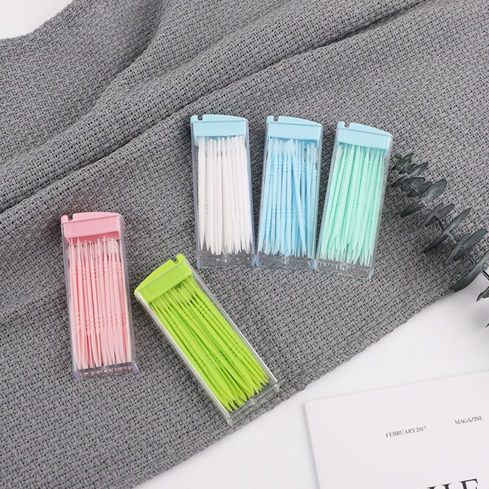 

250 Pcs Picks Kids Flossers Toothpick Cleaners Gum Cleaning Tool Interdental Sticks Travel Refillable Teeth Soft
