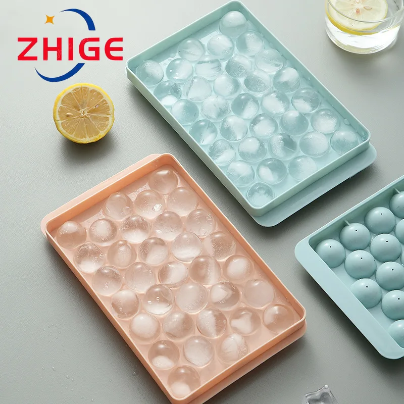 

Кухонный круглый поднос для кубика льда с крышкой, пластиковые формы для кубиков льда в виде бриллиантов, форма для домашнего бара вечерние,...