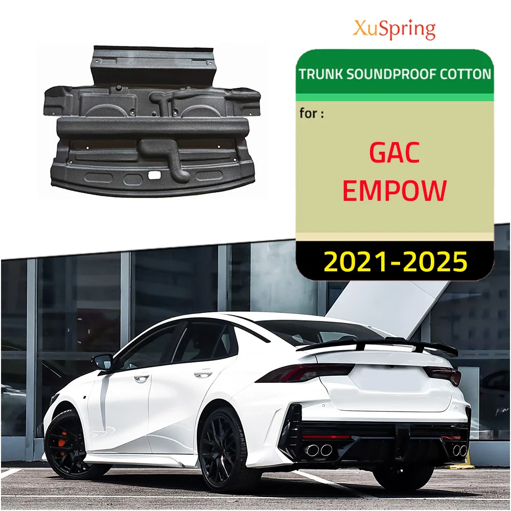 

Изоляция багажника автомобиля, хлопок, звукоизоляционный ковер, липкий коврик, Стайлинг автомобиля для GAC EMPOW 2021-2025