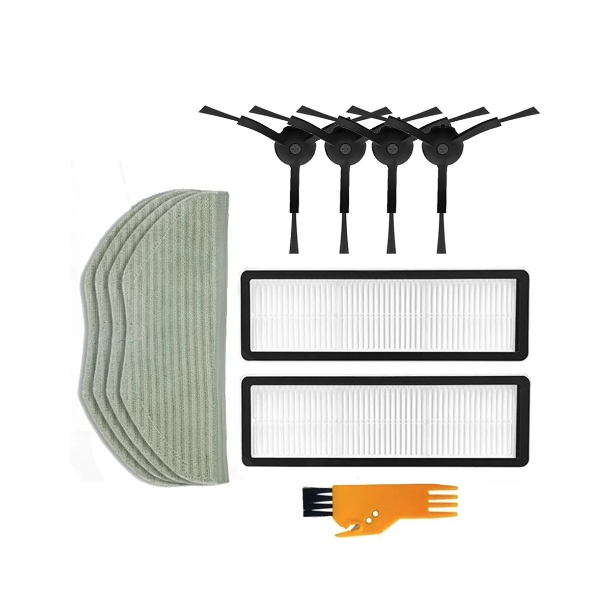 

Main Side Brush Filter Mop Cloths Replacement for Robot Vacuum S10T STFCR01SZ Accessories Parts