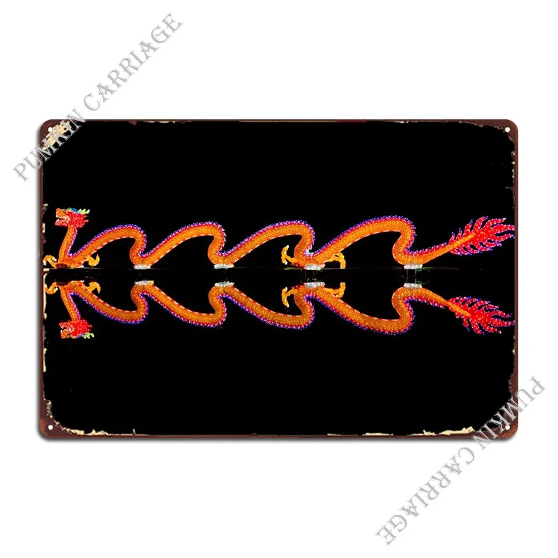 

Фестиваль лунного света, металлические знаки дракона, классическое создание, забавное украшение, дизайнерский оловянный знак, плакат