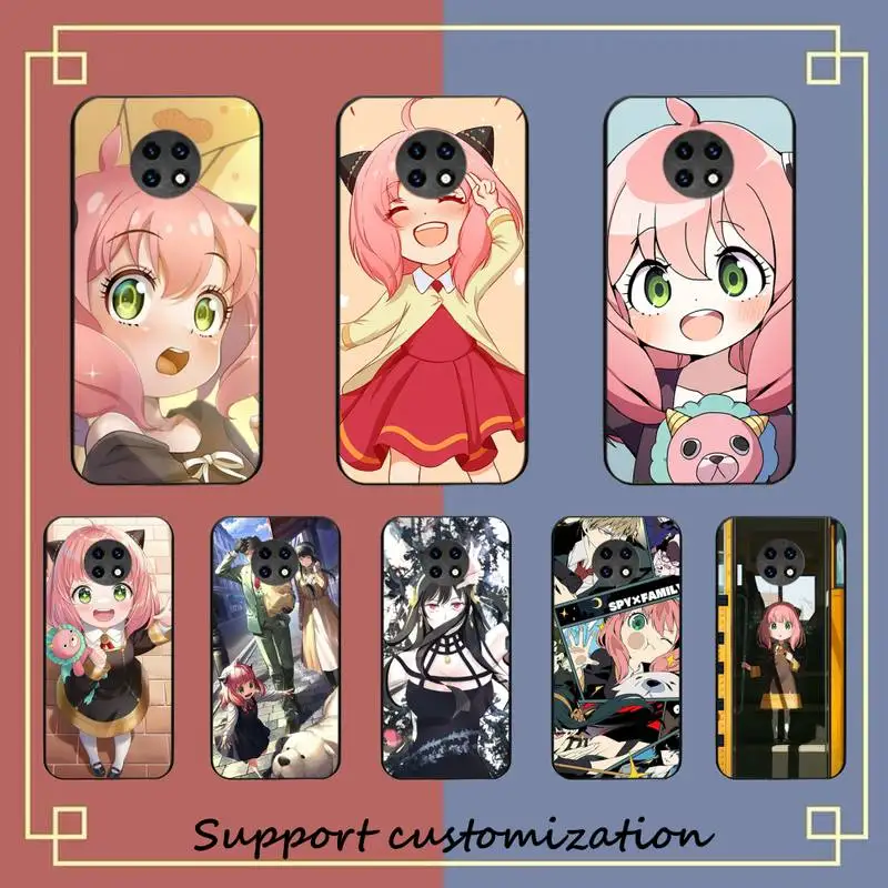 

Anime Girl Spy X Family Anya Phone Case For Redmi Note 8A 7 5 Note8pro 8T 9Pro note 6pro Funda Capa