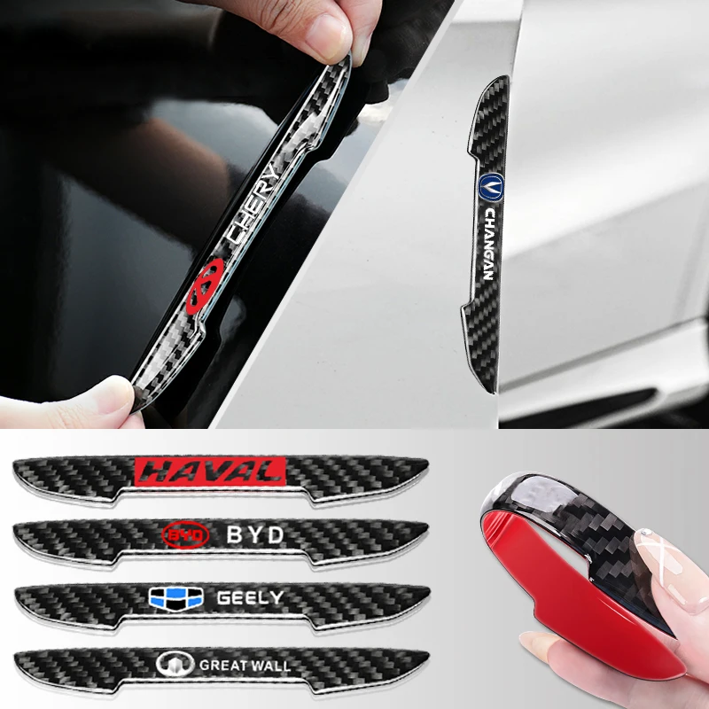 

Защитная полоса для автомобильной двери из углеродного волокна для защиты от столкновений, наклейка для Saab 93 Aero Vector Sport Крышка, аксессуары д...