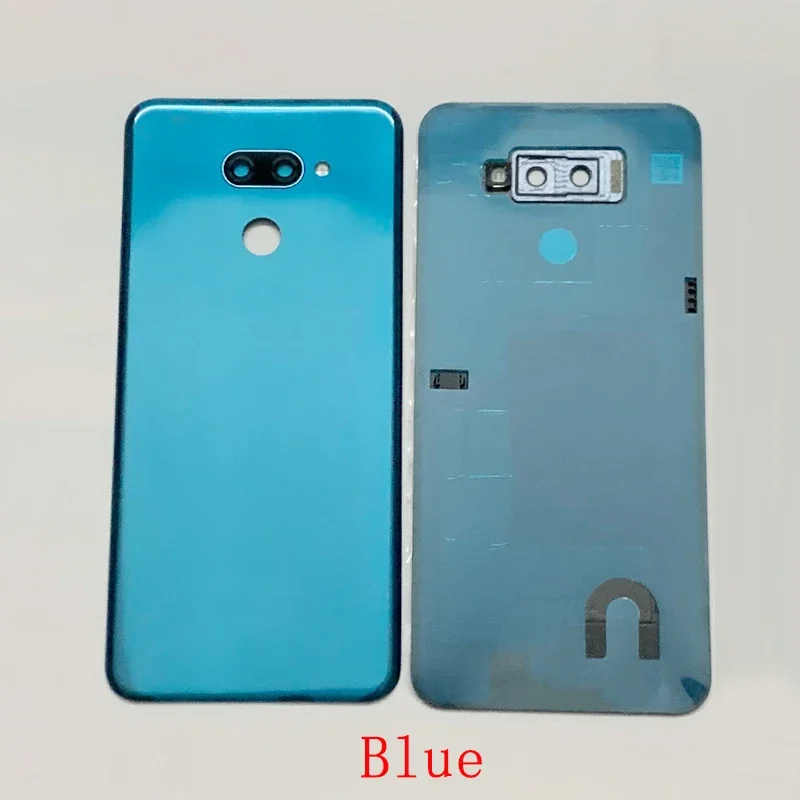 Задняя крышка батарейного отсека для LG K50 задняя детали ремонта логотипа
