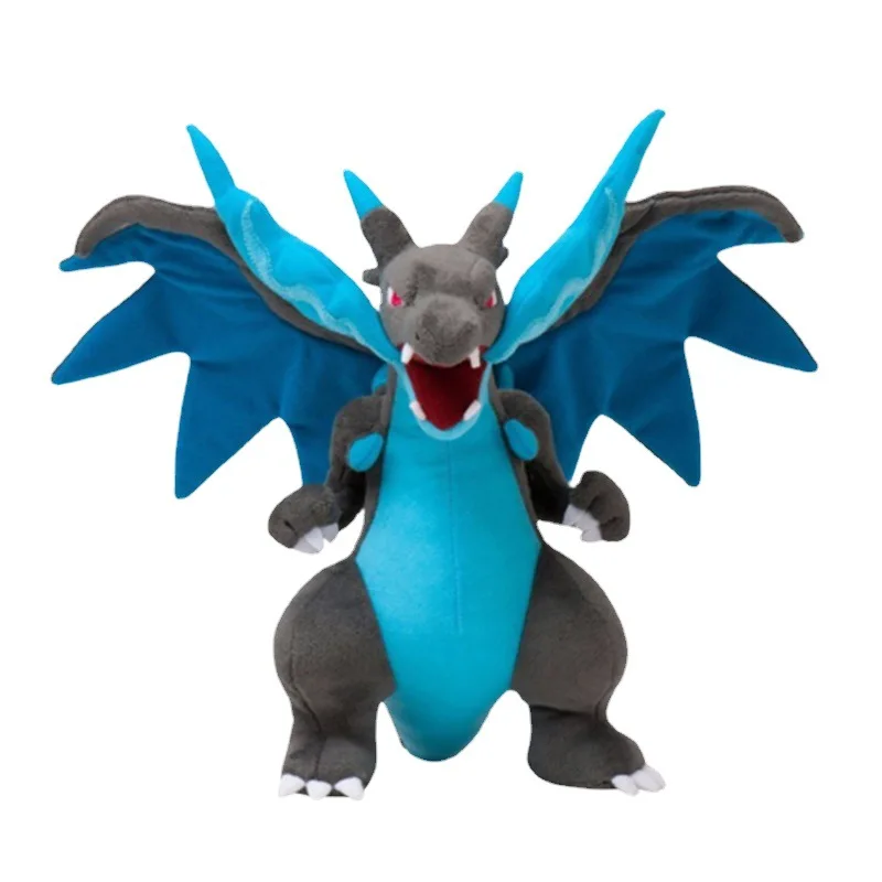Продажа Плюшевая кукла Pokemon Charizard, 10 шт./лот, 25 см, игрушки, милые аниме Покемоны, короткие мягкие куклы, модель, милая детская игрушка для девочек, пода...