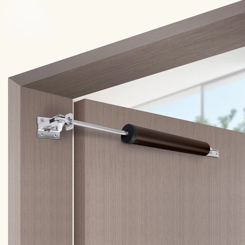 

Gas Spring Automatic Door Closer Overhead Door Closer Soft Closing Device Adjustable Buffer Force Furniture Hardware Door Closer