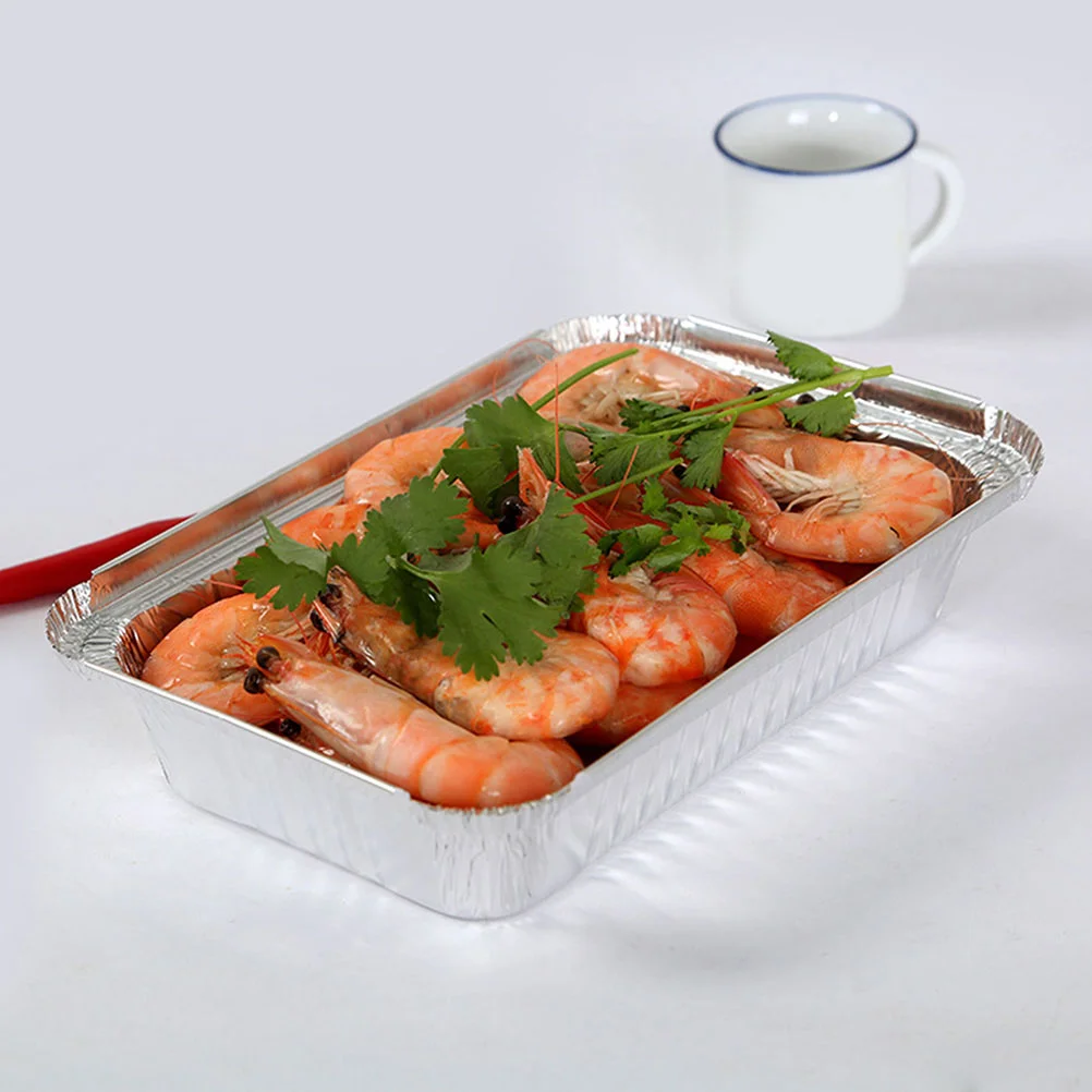 30 шт. жестяная коробка для гриля контейнеры пищевых продуктов с крышками уличная