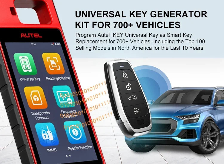 Универсальный генератор ключей Autel MaxiIM KM100 комплект программатора бесплатное