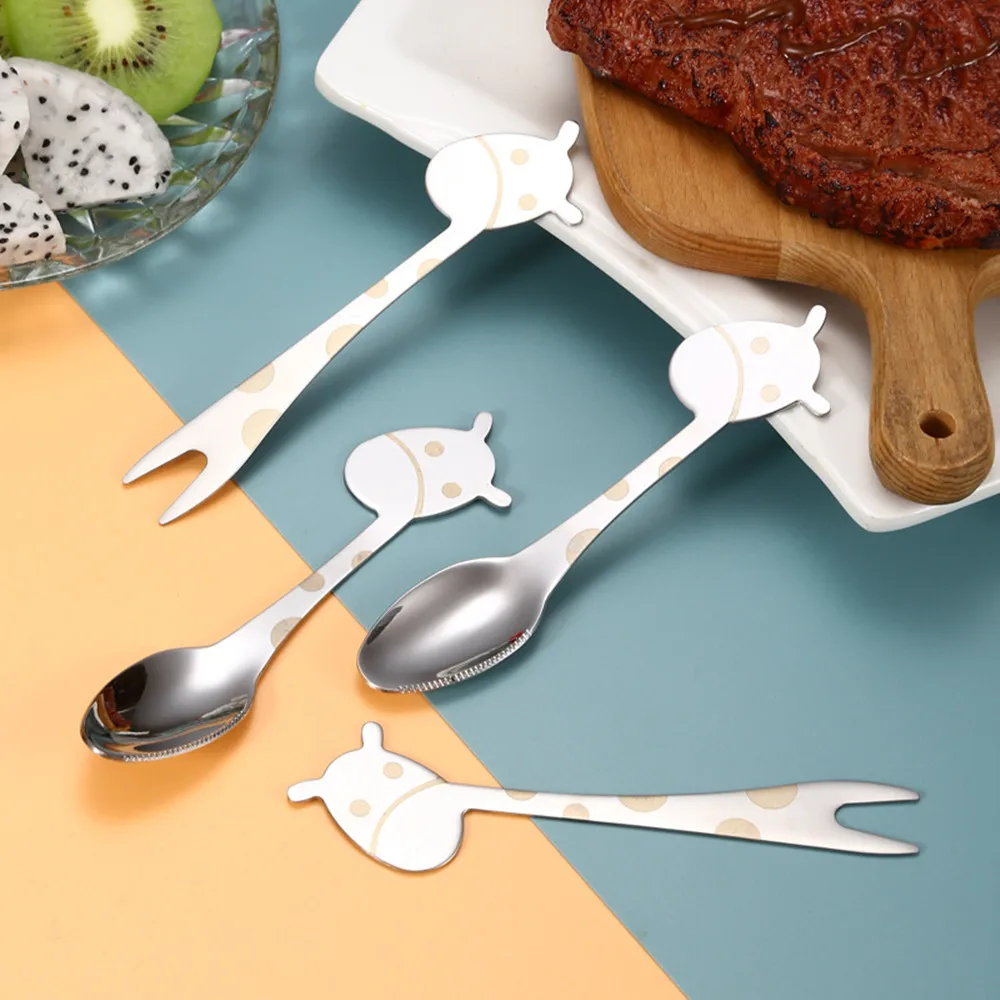 

Cartoon Fruit Fork Set Twisted Party Buffet Desserts Food Cocktail Sandwich Stick For Home Party Decor Fruit Pick Toothpick
