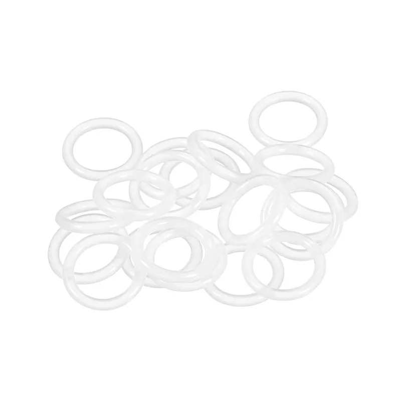 

5PCS White Transparent Silicon Q O Ring Thickness 1.5mm OD32/33/34/35/38/40/44/45/50mm Rubber O-Ring Seal Gasket Ring for Car