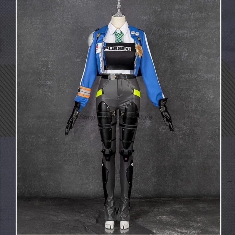 Костюм для косплея Чжу Юань парик зоны Zenless униформа расследований по закону