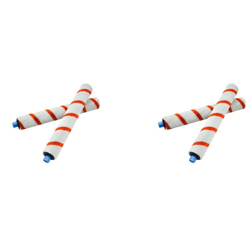 

4Pcs For ILIFE W400/W455 Floor Mopping Robot Roller Brush PW-R020 Vacuum Cleaner Replacement Spare Parts Main Brush