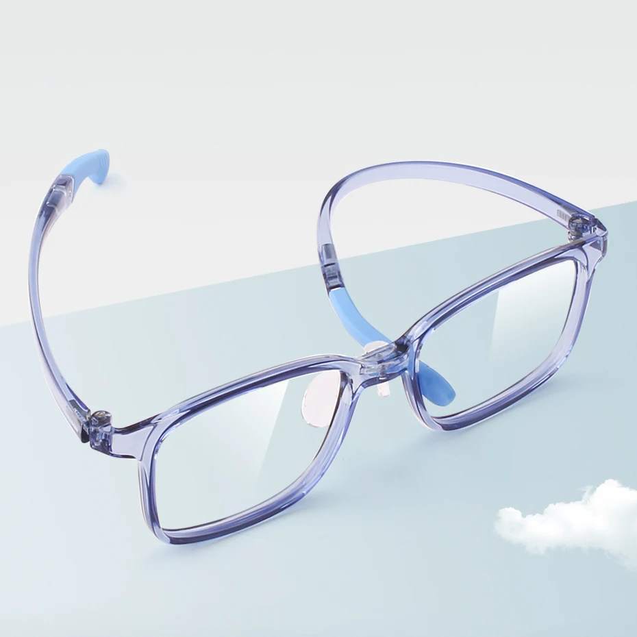 

Оправа для детских очков 2074, детские оптические очки, очки по рецепту, регулируемые дужки очков, мягкие очки для близорукости TR90