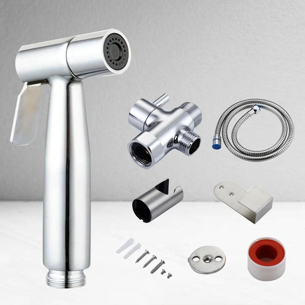 

Stainless Steel Toilet Hand Held Bidet Sprayer Bidet Set Sprayer Toilet Spray For Bathroom Self Cleaning