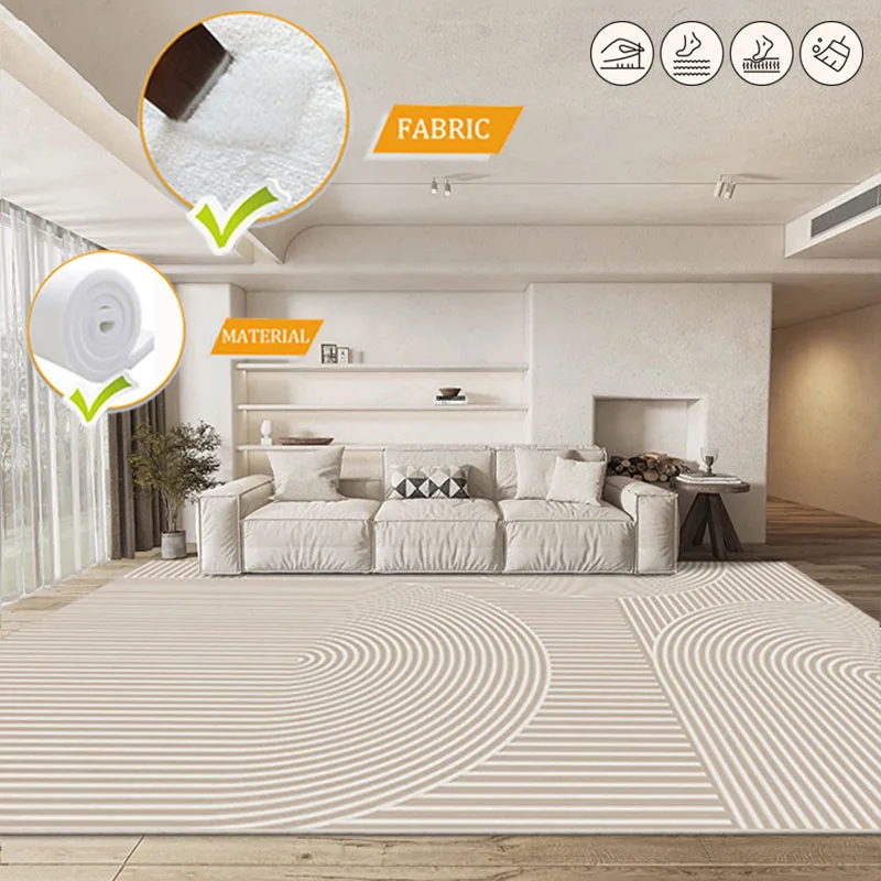 

Japanese Stripe Thickening Carpets for Living Room 200x300cm Washable Bedroom Bedside Floor Mats Home Decoration Large Area Rugs