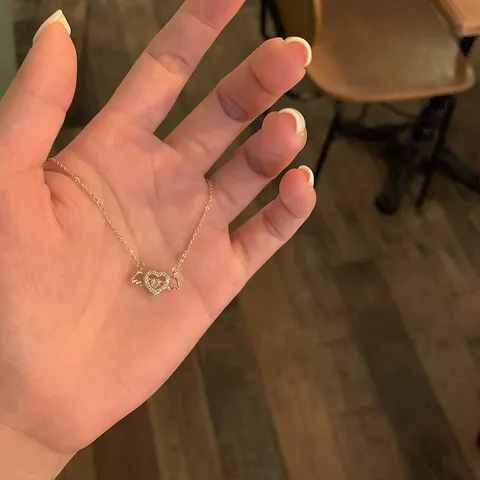 Новое ожерелье с подвеской в форме сердца, регулируемая выдвижная цепочка для свитера, аксессуар