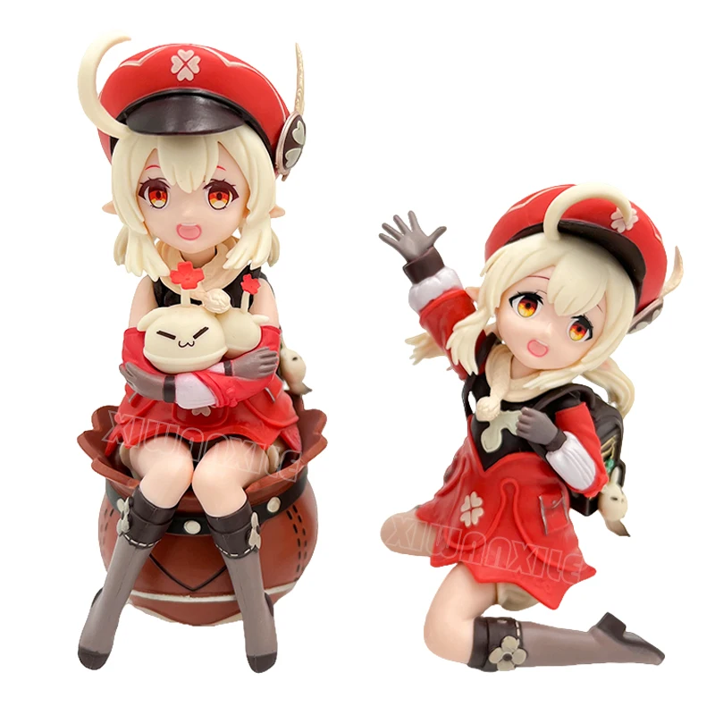 

14cm Genshin Impact Klee Anime Figure Genshin Impact Venti Action Figure Hu Tao/Paimon/Klee/Qiqi Figure Collectible Doll Toys