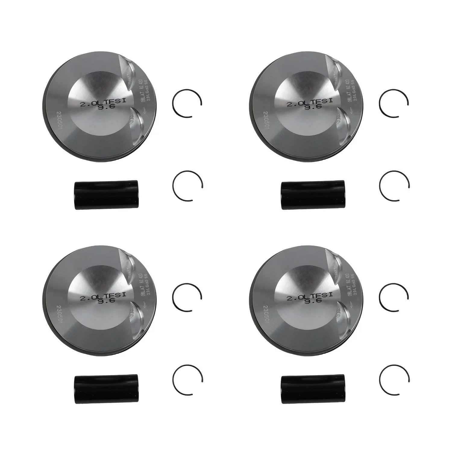 Комплект поршней и колец двигателя EA888 2.0 Φ82 5 мм 23 06H 107065 ДМ Для VW Tiguan AUDI A4 A5 Q3 Q5 TT 2.0T