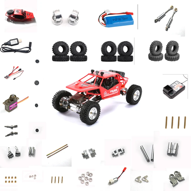 

Dahex Z2 4WD автомобиль для скалолазания 1/24 полностью металлический RC Гусеничный автомобиль аксессуары амортизатор мотор рулевой механизм корп...