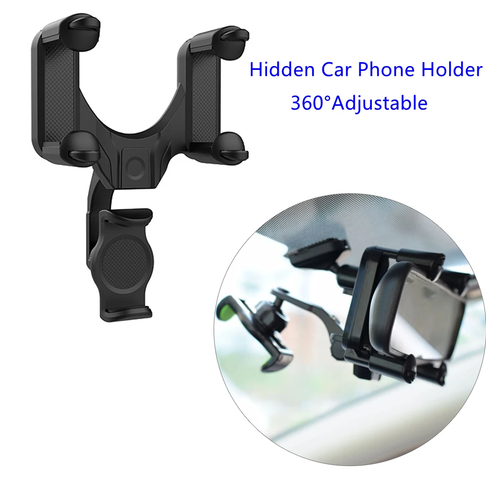 

Скрытый Автомобильный держатель для телефона, автомобильный держатель для телефона, держатель для сотового телефона, вращающийся на 360 ° кр...