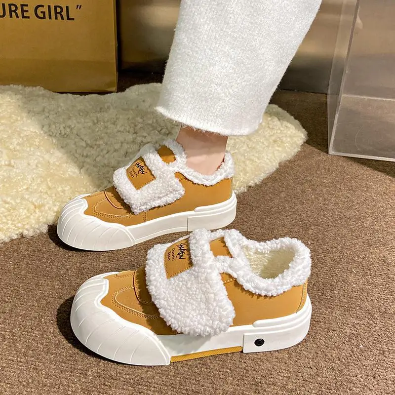 

Mother's Shoes Cotton-Padded Shoes Velvet Thermal Booties Middle-Aged and Elderly Women's Girls Winter Shoes