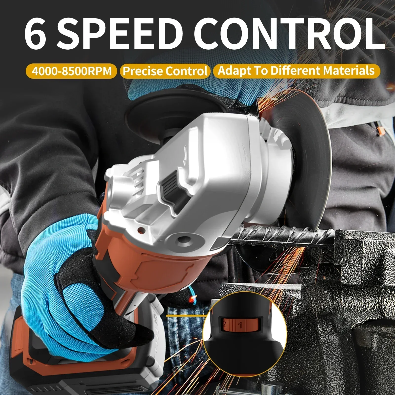 KAFUWELL PA4571HB-W-2S-1 20 В 4-5 дюймов электрическая батарея с бесщеточным двигателем