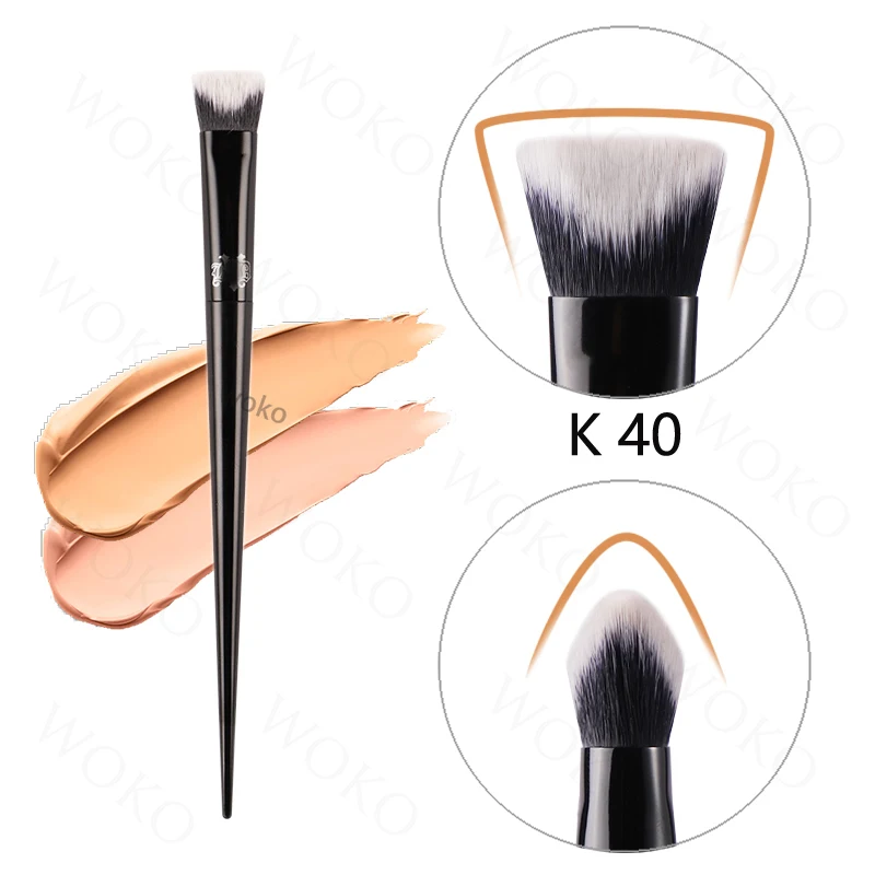 

K40 concealer Brush Synthetic Hair concealer blending brush Black Sharp Handle eye Edge concealer blending Makeup Tool