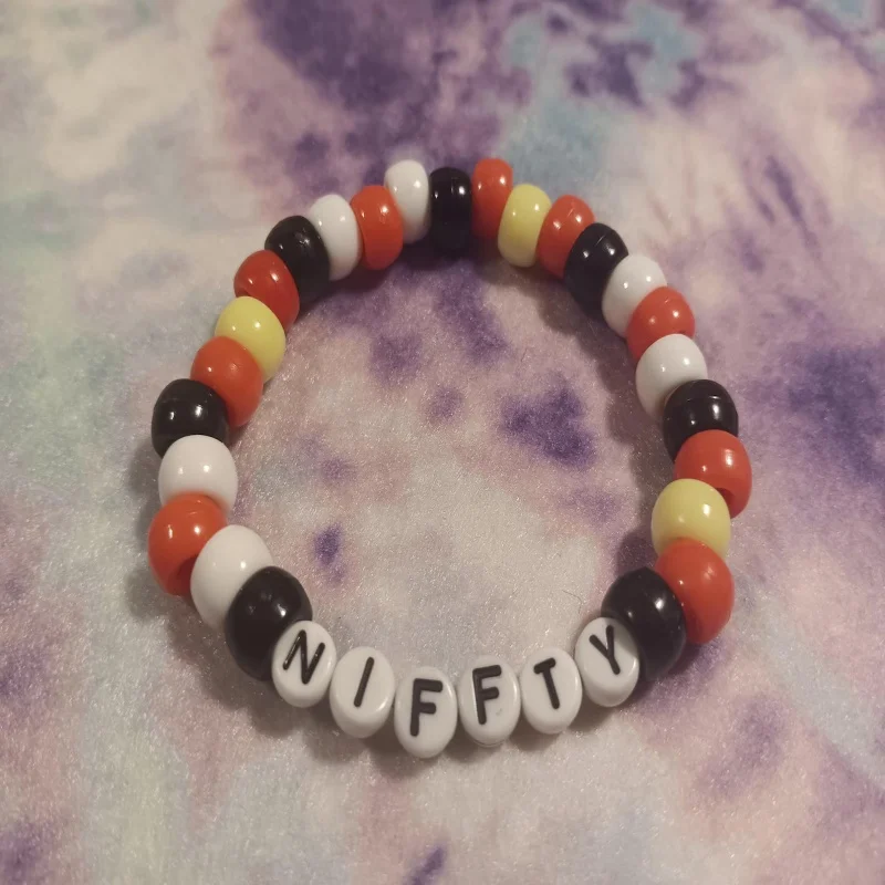 Изготовленные на заказ браслеты Hellish hahaz1n Y2k Kandi в стиле демона, вдохновленные персонажем, ювелирные изделия ручной работы из бисера (art.: 3920d47f0c4e1) - 3920d47f0c4e1
