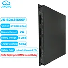 JIKONG 8S 9S 10S 12S 13S 14S 16S 17S 20S 21S 24S смарт Bms 2A 5A Балансирующий ток Li-Ion LTO Lifepo4 bms 600A реле для хранения