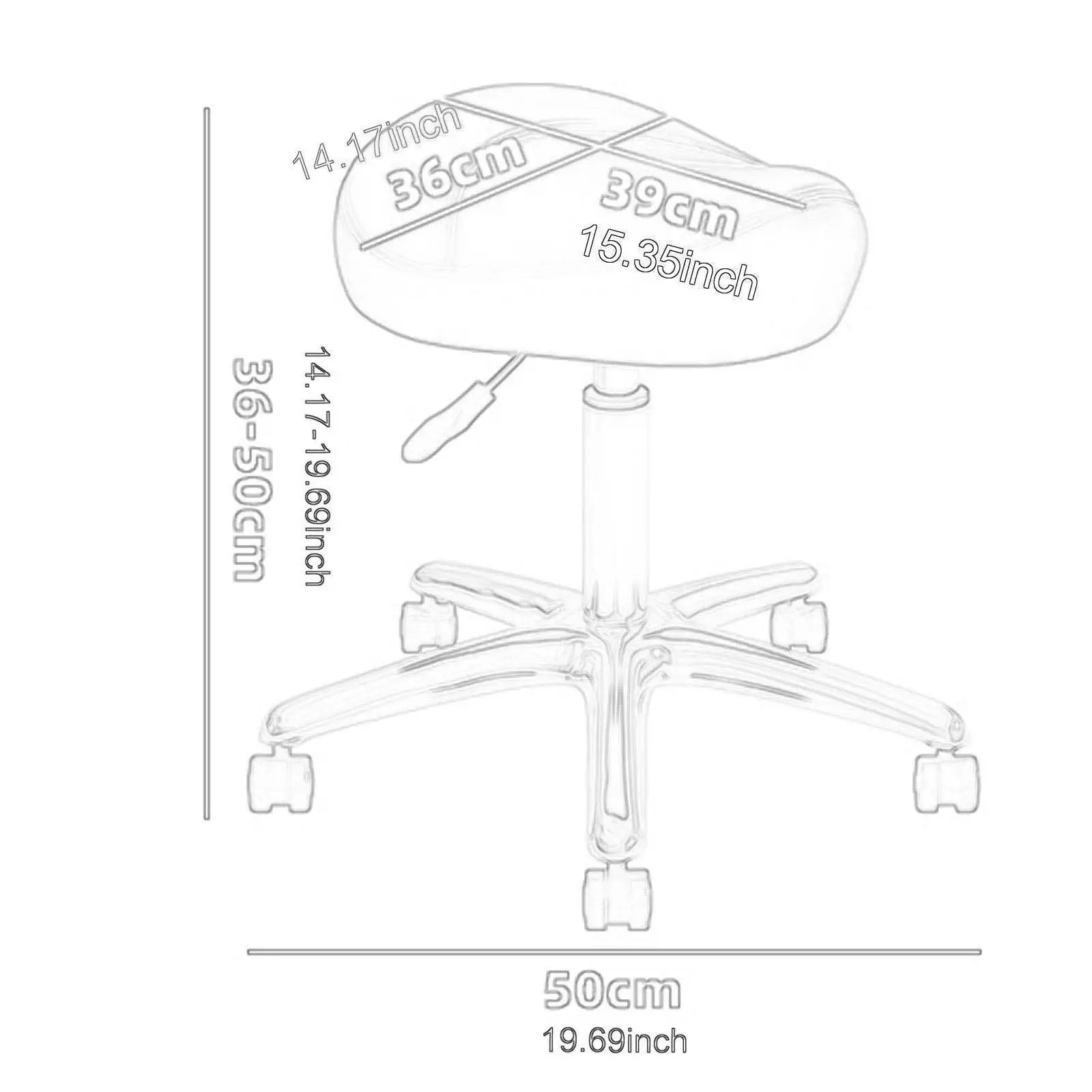 Табурет-седло барный стул для черчения табурет с подъемником поворотный спа