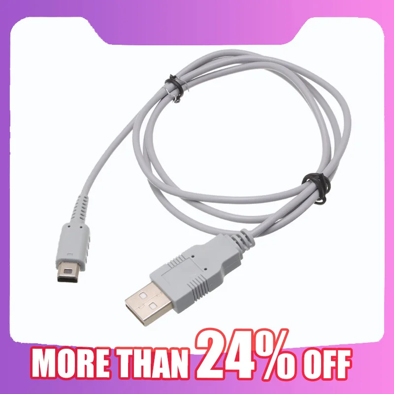 

For Nintendo Wii U Gamepad USB Charger Cable Power Supply Charging Cable Data Cord For Nintend WiiU Pad Controller Joypad