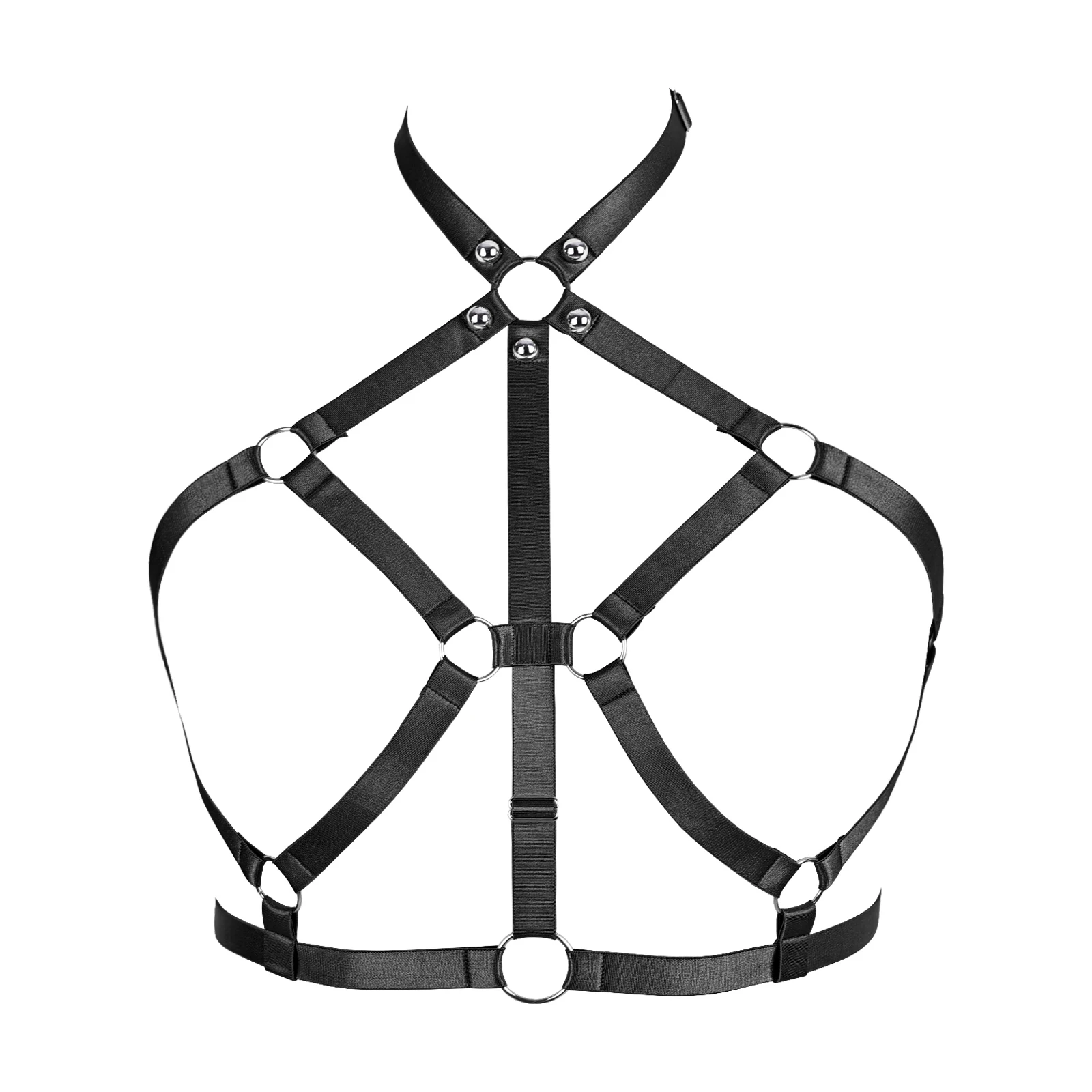 Женское черное нижнее белье в стиле 90-х годов |