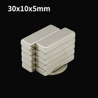 strong neodymium magnet 30x10x5mm block magnet 5103050pcs permanent rare earth magnets super power neodymium magnet bar