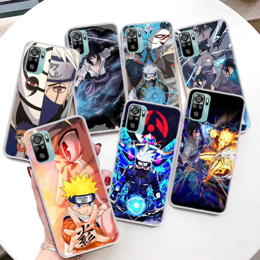 

Kakashi Sasuke Naruto Coque Phone Case For Xiaomi Redmi 10 9 9A 9C 9T 8 8A 7 7A 10A 10C Prime 6 6A K20 K30 K40 Pro S2 Soft Cover