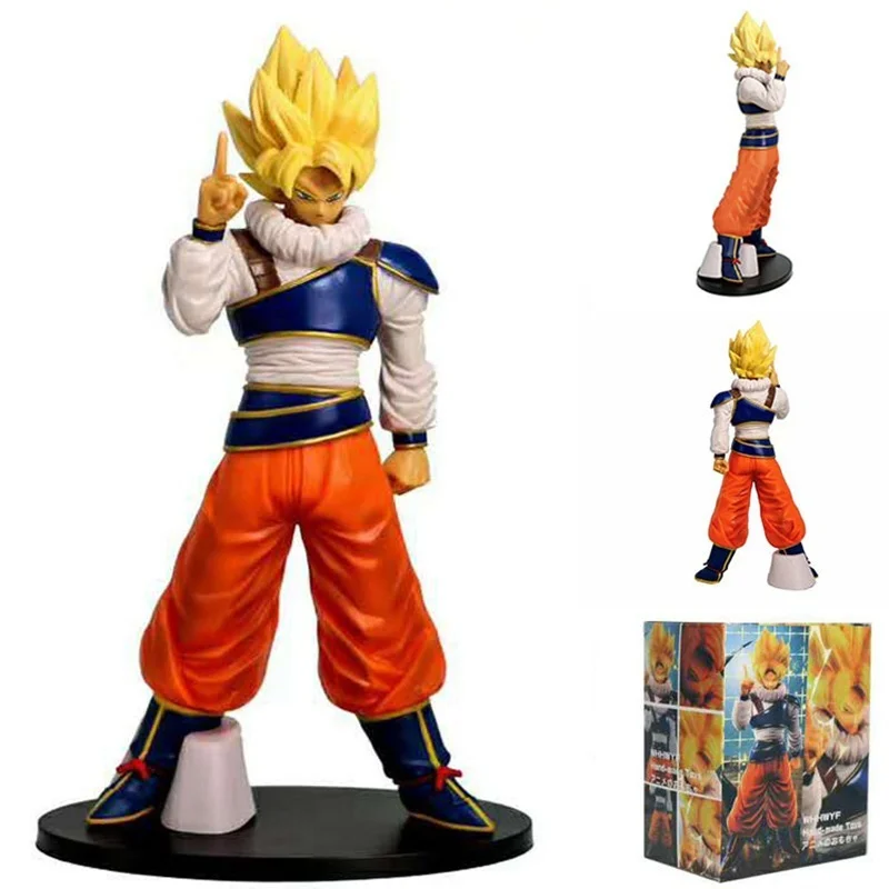 

28cm Dragon Ball Z Super Saiyan Son Goku Figure Anime Toys DBZ Kakarotto Collectible Figurines PVC Model Figma Gift For Children