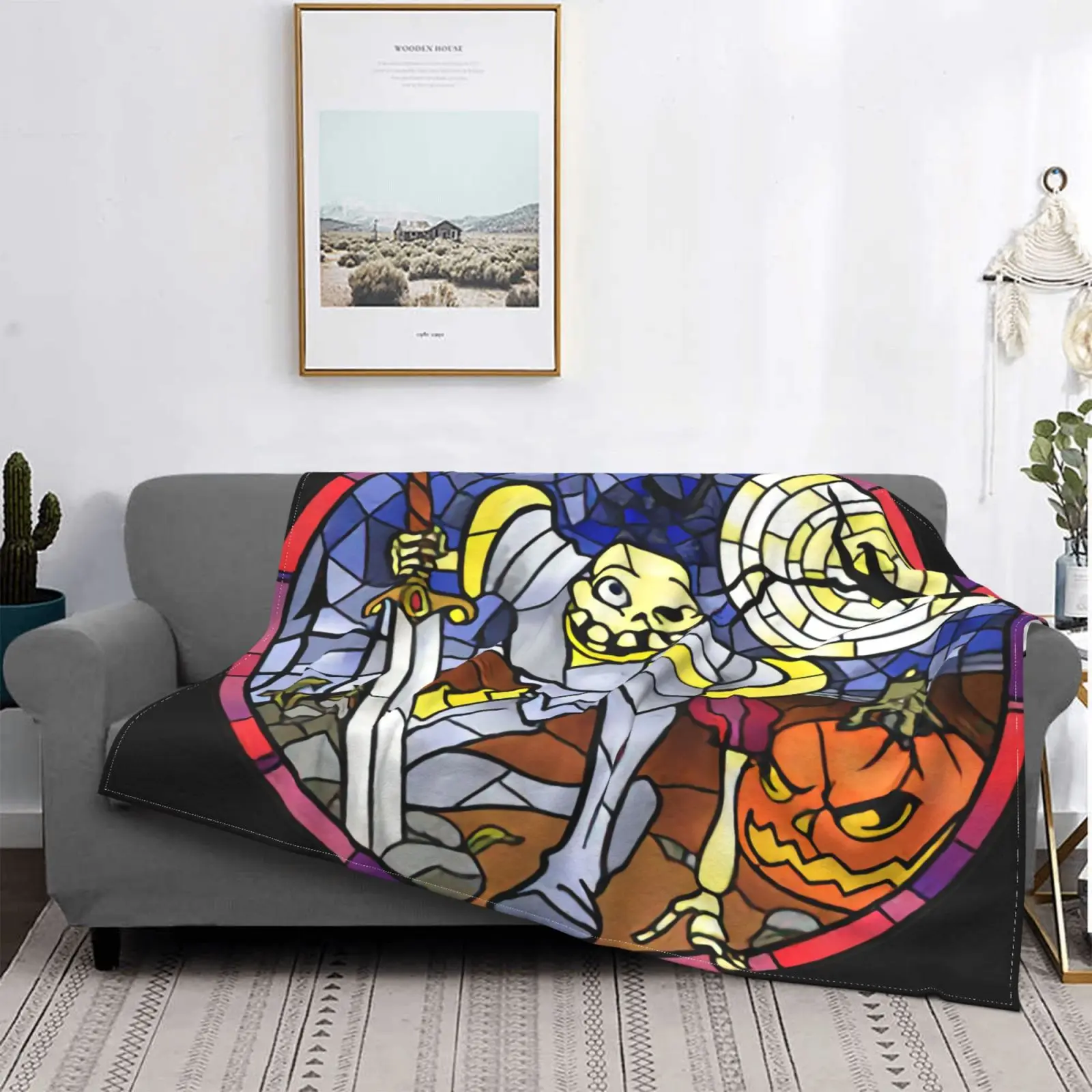 

Medievil Sir Daniel Fortesque Stained 3997 Blanket On The Bed Cover Children'S Plaid Sofa Blanket Duvets Bedspread Beach Towel