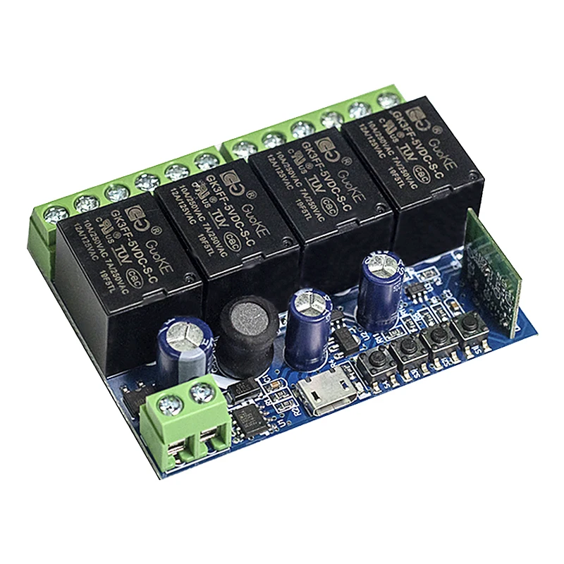 

Ewelink Wi-Fi Smart Switch DC 12V 24V 48V Беспроводной пульт дистанционного управления с голосовым управлением Alexa Google Home для гаражных ворот Светодиодный светильник