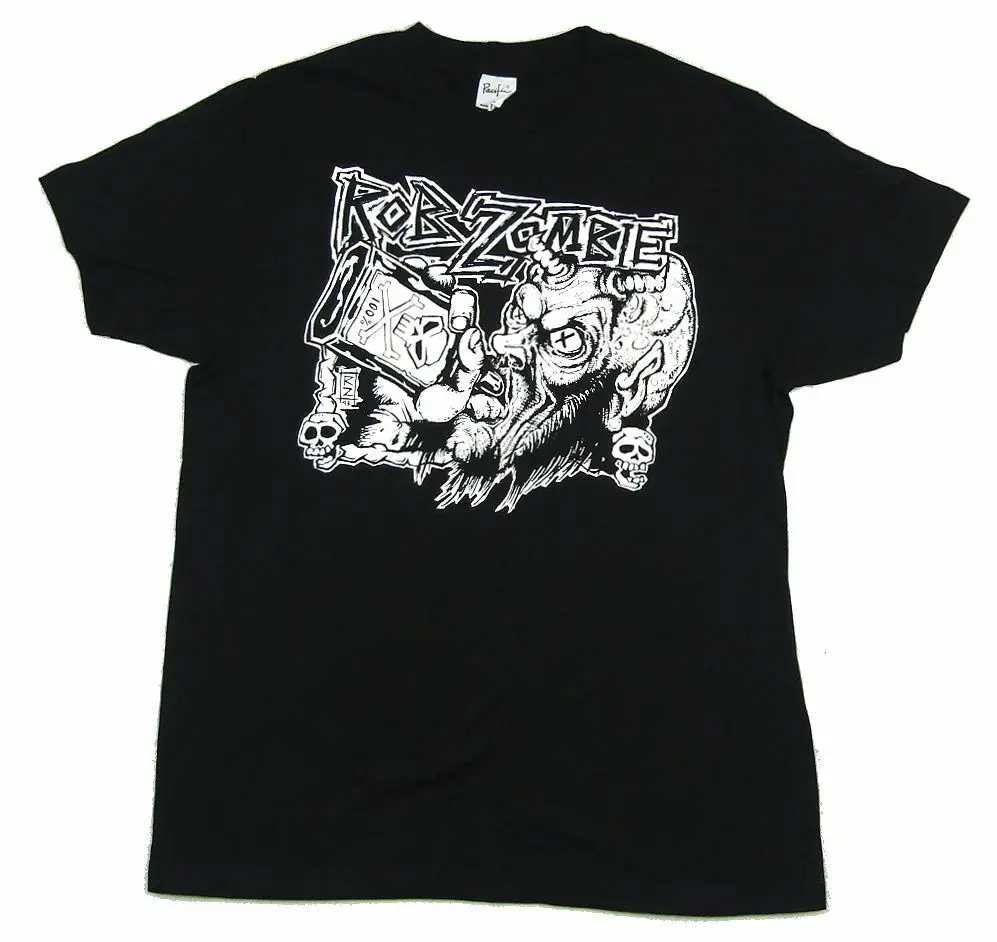 

Rob Zombie Bottle Demon Drinking Black T-Shirt NEW