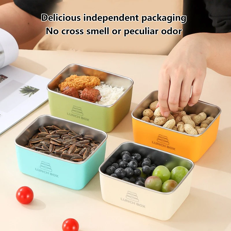 Контейнер Для Хранения Продуктов Питания Из Нержавеющей Стали С Крышкой